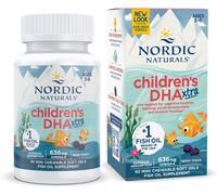 Nordic Naturals Children's DHA Xtra 636mg Omega-3 90 Mini Softgels (Berry Punch)