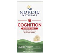 Nordic Naturals Cognition Mushroom Complex - Lion's Mane & Bacopa - 60 Capsules