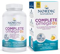 Nordic Naturals Complete Omega D3 565mg Lemon Softgels 120 Soft Gels