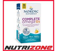 Nordic Naturals Complete Omega-D3 565mg Lemon - 120 softgels