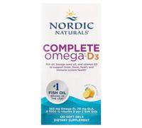 Nordic Naturals Complete Omega D3 565mg Lemon Softgels 120