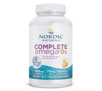 Nordic Naturals, Complete Omega-D3, 565mg, with Omega-6, Omega-9 and Vitamin D3, High Dose, Lemon Flavour, 120 Softgels, Soy Free, Gluten Free, Non GMO