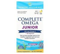 Nordic Naturals Complete Omega Junior 283mg Lemon Mini Softgels 90 Softgels