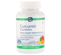 Nordic Naturals, Curcumin Gummies, Mango, 200 mg, 60 Gummies