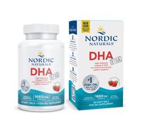 Nordic Naturals DHA Xtra Strawberry 60 Soft Gels 1660 mg Omega3 HighIntensity DHA Formula for Brain Nervous System Su