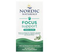 Nordic Naturals Omega Focus With Citicoline & Bacopa Monnieri Extract 1280mg Softgels 60 Softgels