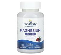 Nordic Naturals Magnesium Gummies for Adults Blueberry Lavender Flavor - 60 Gummies - Vegan Magnesium Supplement for Mind Mood and Cardiovascu