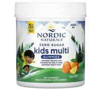 Nordic Naturals Kids Multi Zero Sugar Orange Lemon Gummies 120 Gummies