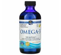 Nordic Naturals Omega-3 Lemon 1560mg - 237ml | High Strength Omega-3 Fish Oil