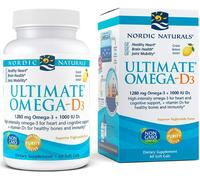 Nordic Naturals Omega-D3 1280mg 60 Softgels | Heart & Brain Health