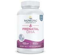 Nordic Naturals Prenatal DHA 830mg Omega-3 + 400 IU D3 Softgels 180 Softgels