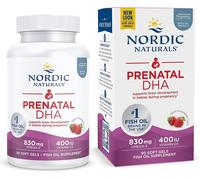 Nordic Naturals Prenatal DHA 830mg Omega-3 + 400iu D3 Strawberry Softgels 90 Softgels