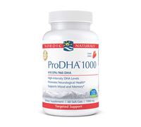 Nordic Naturals ProDHA 1000 Strawberry - 60 Soft Gels - 1660 mg Omega-3 - High-Intensity DHA Formula for Neurological Health Mood & Memory - No