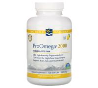 Nordic Naturals, ProOmega 2000, Lemon, 1,250 mg, 120 Soft Gels
