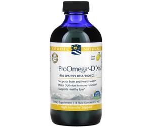 Nordic Naturals, ProOmega-D Xtra, Lemon, 8 fl oz (237 ml)