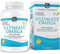Nordic Naturals Ultimate Omega-3 1280mg 180 Softgels, Heart & Brain Health