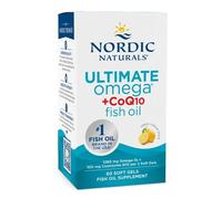 Nordic Naturals Ultimate Omega + CoQ10 1280mg Lemon 60 Softgels