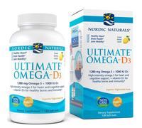 Nordic Naturals Ultimate Omega-D3 1280mg Lemon - 120 Softgels | Heart & Brain