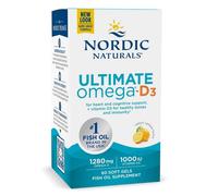 Nordic Naturals Ultimate Omega-D3 1280mg Lemon Softgels 60 Softgels
