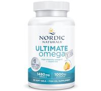 Nordic Naturals Ultimate Omega Xtra Omega-3 1480mg - 60 Softgels | Two Lemon Softgels A Day Add 25mcg Of Vitamin D3 To The Omega-3 Dose, And Leave No Fishy Aftertaste, 30-Day Supply
