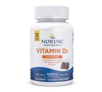 Nordic Naturals Vitamin D3 Gummies, 1000 IU, Wild Berry, 60 gummies