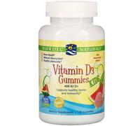 Nordic Naturals, Vitamin D3 Gummies KIDS, Wild Watermelon Splash, 400 IU, 120 Gummies