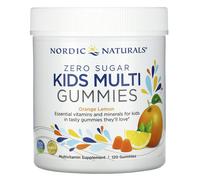 Nordic Naturals, Zero Sugar, Kids Multi Gummies, Orange Lemon , 120 Gummies