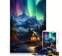Nordic Nature Aurora Jigsaw Puzzles for Adults1000 Piece Strengthen Memory Home Activity Clean Edge Festive Gift (50x75cm)