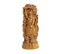 Nordic Patron Saint Odin Thor Loki Resin Craft Myth Legend Statue Ornaments Home Study Decoration Nordic Gods Figures (Saul)