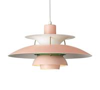 Nordic Pendant Lamp Adjustable Industrial Chandelier with Gradient Colors Aluminum Hanging Light for Restaurant Modern Design Stylish Metal Fixture
