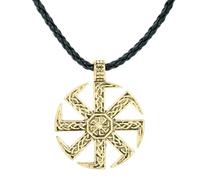 Nordic Pendant Necklace Ancient Motif Design Unisex Viking Jewelry Gift for Men Women
