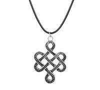 Nordic Pendant Necklace Ancient Motif Design Unisex Viking Jewelry Gift for Men Women