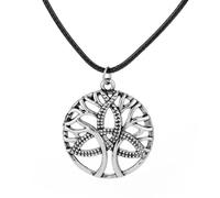 Nordic Pendant Necklace Ancient Motif Design Unisex Viking Jewelry Gift for Men Women