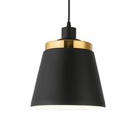 Nordic Personality E27 Base Single-Head Hanging Light - Industrial Style Metal Pendant Lamp for Restaurants, Studies, Kitchens