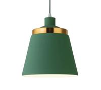 Nordic Personality E27 Base Single-Head Hanging Light - Industrial Style Metal Pendant Lamp for Restaurants, Studies, Kitchens