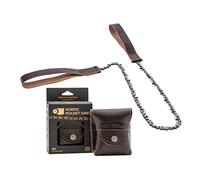 Nordic Pocket Saw Survival Saw Chain - 65 cm Pocket Chainsaw - Organic Leather -