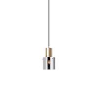 Nordic Post Modern Pendant Light Creative Personality Bedroom Bedside Reading Lamp Smoke Gray Glass Lantern Cafe Restaurant Bar Chandelier Cafe Living Room Adjustable Ceiling Hanging Lamp E27