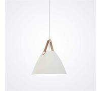 Nordic Postmodern Metal Lampshade - Elegant Pendant for Living Rooms and Kitchens (Natural Gray, 36cm)