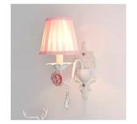 Nordic Princess Room Bedroom s Flower Lamp Warm Romantic Princess Style Children's Room Bedside Wall Lights