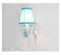 Nordic Princess Room Bedroom s Flower Lamp Warm Romantic Princess Style Children's Room Bedside Wall Lights