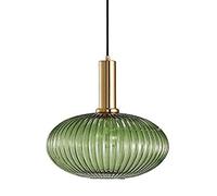 Nordic Restaurant Pendant Light Green Glass Lampshade Bedside Chandelier Japanese Retro Brass Light Fixtures for Bar Clothing Store Ceiling Light Made in China