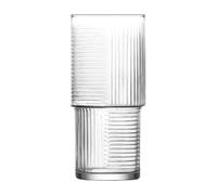 NORDIC SCHILLER Set of 6 Whiskey Drinking Glasses, Stackable Glasses, Dishwasher Safe for Stylish Enjoyment at Home, Bars and Restaurants, Water Glasses, Cocktail Glassware Set (515 ML)