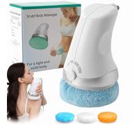 Nordic Sculpt Machine, Handheld Body Sculpting Machine Cellulite Massager Tool with 3 Washable Pads, Break Down Fat, Sculpting Dream Figure for Neck, Shoulder, Waist, Abdomen, Buttocks, Legs (1 Set)