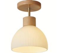 Nordic Semi Flush Mount Ceiling Lamp, Artistic Lighting Fixture for Living Room & Bedroom, Available in 1 Pack or 2 Packs, Stylish Modern Home Decor (One Color 1 Pack)