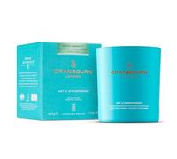 Nordic Serenity™ Scented 220g Candle Made with Essential Oils/High Fragrance Inclusion/Sustainable Natural Vegetable & Bees Wax/CRANBOURN® Blue Glass/Handmade in The UK