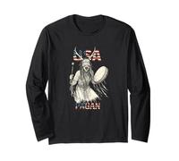 Nordic Shaman Girl heilung Shirt USA Pagan Long Sleeve T-Shirt