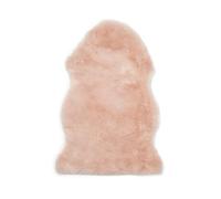 Nordic Sheep Baby Sheepskin 95x60 cm | Real Sheepskin Rug temperature regulating for strollers | Perfect as fluffy rug for the baby room | Comfortable as Chair Cover | Color: Pink