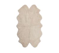 Nordic Sheep Real Sheepskin rug 170x110 | Sheepskin Rugs for Living room and Sofa | Bedside Rugs for Bedrooms | Large Sheepskin rug is breathable & heat-regulating | Fluffy rug in color Beige
