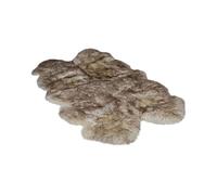 Nordic Sheep Real Sheepskin rug 170x110 | Sheepskin Rugs for Living room and Sofa | Bedside Rugs for Bedrooms | Large Fluffy rug is breathable & heat-regulating in color Snow Peak