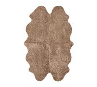 Nordic Sheep Real Sheepskin rug 170x110 | Sheepskin Rugs for Living room and Sofa | Large Bedside Rugs for Bedrooms which is breathable & heat-regulating | Fluffy rug in color Light Brown